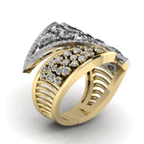 Ivana Jewels Rings Luxe Pear & Round Cascade Diamond Ring