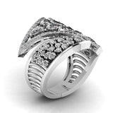 Ivana Jewels Rings Luxe Pear & Round Cascade Diamond Ring