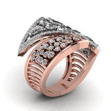 Ivana Jewels Rings Luxe Pear & Round Cascade Diamond Ring