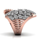 Ivana Jewels Rings Luxe Pear & Round Cascade Diamond Ring
