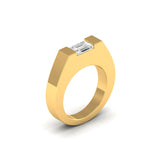 Ivana Jewels Rings Modern Gold Diamond Ring for Men