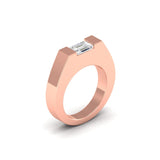 Ivana Jewels Rings Modern Gold Diamond Ring for Men