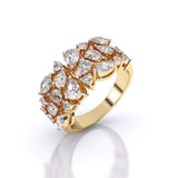 Ivana Jewels Rings Multi Shape Diamond Cascade Ring