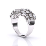 Ivana Jewels Rings Multi Shape Diamond Cascade Ring