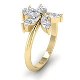 Ivana Jewels Rings Pear & Marquise Floral Ring