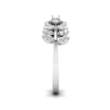 Ivana Jewels Rings Pear & Round Shape Diamonds Cocktail Ring