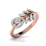 Ivana Jewels Rings Pear & Round Shape Diamonds Cocktail Ring