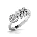Ivana Jewels Rings Pear & Round Shape Diamonds Cocktail Ring