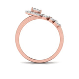 Ivana Jewels Rings Pear & Round Shape Diamonds Cocktail Ring