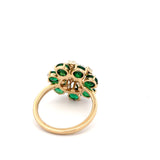 Ivana Jewels Rings Pear & Round Shape Diamonds Studded Ring