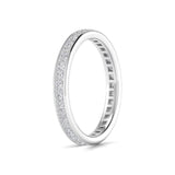 Ivana Jewels Rings Princess Cut Diamonds Eternity Ring