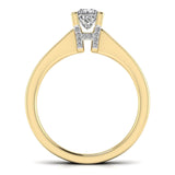Ivana Jewels Rings Princess Cut Solitatire Ring