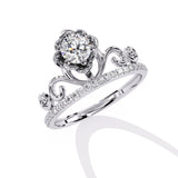 Ivana Jewels Rings Queen Elegance Diamond Crown Ring