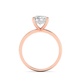 Ivana Jewels Rings Radiant Cut Diamond Solitaire Ring