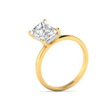 Ivana Jewels Rings Radiant Cut Diamond Solitaire Ring