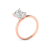 Ivana Jewels Rings Radiant Cut Diamond Solitaire Ring