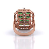 Ivana Jewels Rings Rectangle Emerald Ring