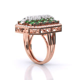 Ivana Jewels Rings Rectangle Emerald Ring