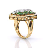 Ivana Jewels Rings Rectangle Emerald Ring