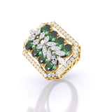 Ivana Jewels Rings Rectangle Emerald Ring