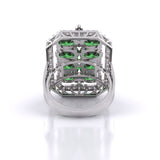 Ivana Jewels Rings Rectangle Emerald Ring