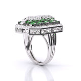 Ivana Jewels Rings Rectangle Emerald Ring