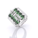 Ivana Jewels Rings Rectangle Emerald Ring