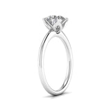 Ivana Jewels Rings Round Cut Solitaire Diamond Crush Ring