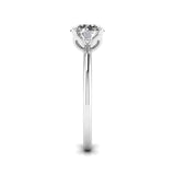 Ivana Jewels Rings Round Cut Solitaire Diamond Crush Ring