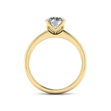 Ivana Jewels Rings Round Cut Solitaire Diamond Crush Ring