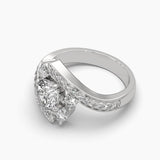 Ivana Jewels Rings Round & Pear Cut Diamond Ring