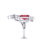 Ivana Jewels Rings Ruby & Mixed Shape Diamonds Ring