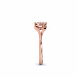 Ivana Jewels Rings Simplicity Curve Solitaire Ring