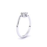 Ivana Jewels Rings Simplicity Curve Solitaire Ring