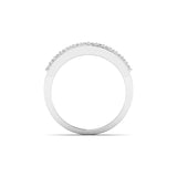 Ivana Jewels Rings Sparkling Platinum Diamond Eternity Band