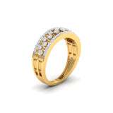 Ivana Jewels Rings Sparkling Platinum Diamond Eternity Band