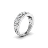 Ivana Jewels Rings Sparkling Platinum Diamond Eternity Band