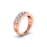 Ivana Jewels Rings Sparkling Platinum Diamond Eternity Band
