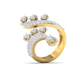 Ivana Jewels Rings Spiral Diamond Ring
