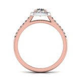 Ivana Jewels Rings Square Halo Spark