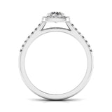 Ivana Jewels Rings Square Halo Spark