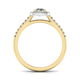Ivana Jewels Rings Square Halo Spark