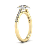 Ivana Jewels Rings Square Halo Spark