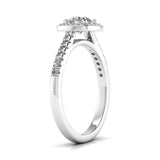 Ivana Jewels Rings Square Halo Spark