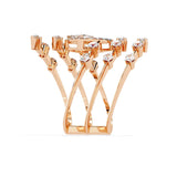Ivana Jewels Rings Swirling Diamond Ring