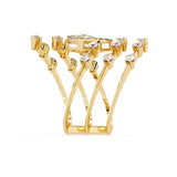 Ivana Jewels Rings Swirling Diamond Ring