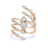 Ivana Jewels Rings Swirling Diamond Ring