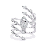 Ivana Jewels Rings Swirling Diamond Ring