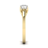 Ivana Jewels Rings Trellis Design Three Diamonds Ring
