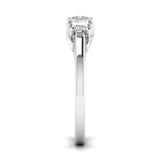 Ivana Jewels Rings Trellis Design Three Diamonds Ring